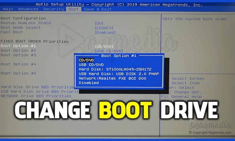 how to change boot order in windows 10 bios