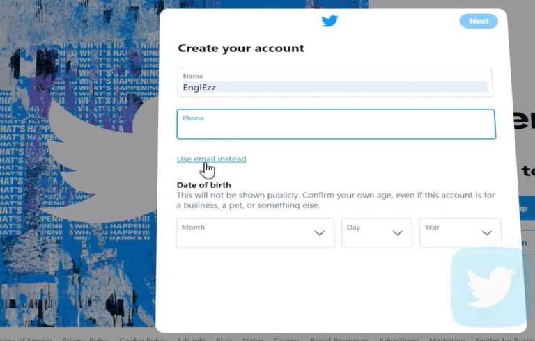 How To Create Twitter Account Without Phone Number Or Email - RaQMedia