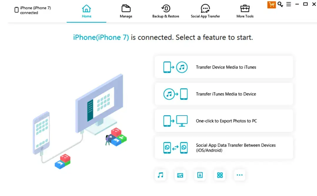 tenorshare-icarefone-connect-iphone-to-pc